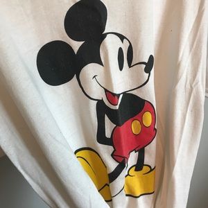 Vintage 80s Mickey original ringer tee by Disney